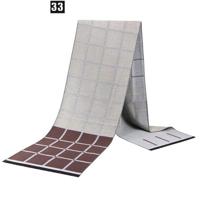 Eșarfă de modă pentru bărbați, toamnă, iarnă, multifuncțională, eșarfă decorativă pentru adulți, pentru afaceri, în carouri, zăbrele caldă Commercia