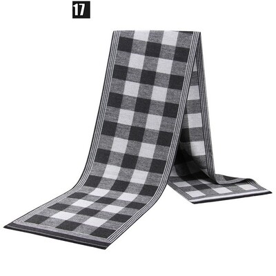 Eșarfă de modă pentru bărbați, toamnă, iarnă, multifuncțională, eșarfă decorativă pentru adulți, pentru afaceri, în carouri, zăbrele caldă Commercia