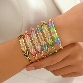 1PC boemske tkane Miyuki narukvice od perli za žene Lanac od perli Podesivi nakit Pokloni za zabave