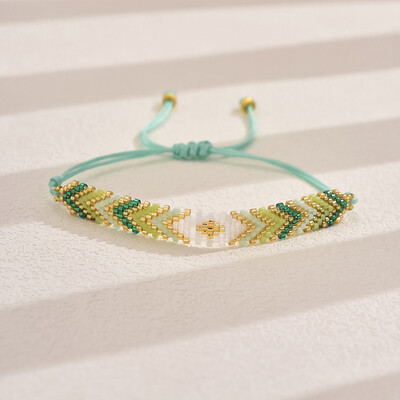 1PC boemske tkane Miyuki narukvice od perli za žene Lanac od perli Podesivi nakit Pokloni za zabave