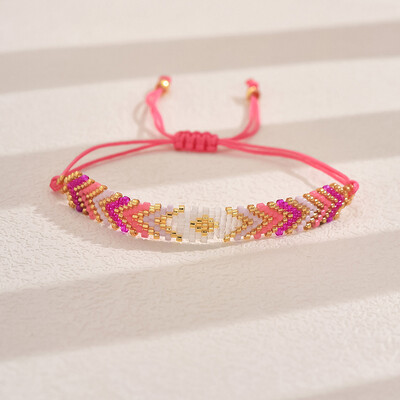 1PC boemske tkane Miyuki narukvice od perli za žene Lanac od perli Podesivi nakit Pokloni za zabave