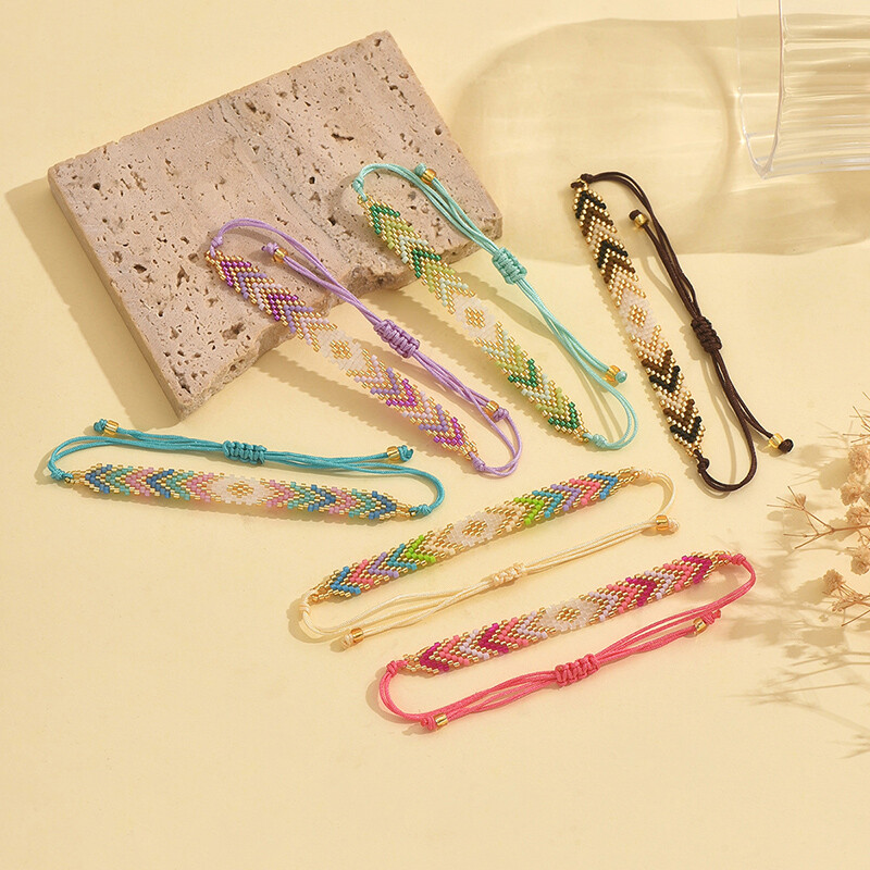 1PC boemske tkane Miyuki narukvice od perli za žene Lanac od perli Podesivi nakit Pokloni za zabave