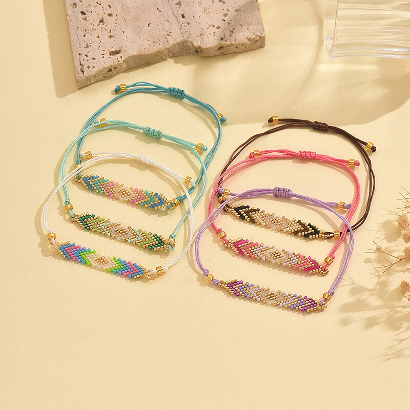 1PC boemske tkane Miyuki narukvice od perli za žene Lanac od perli Podesivi nakit Pokloni za zabave