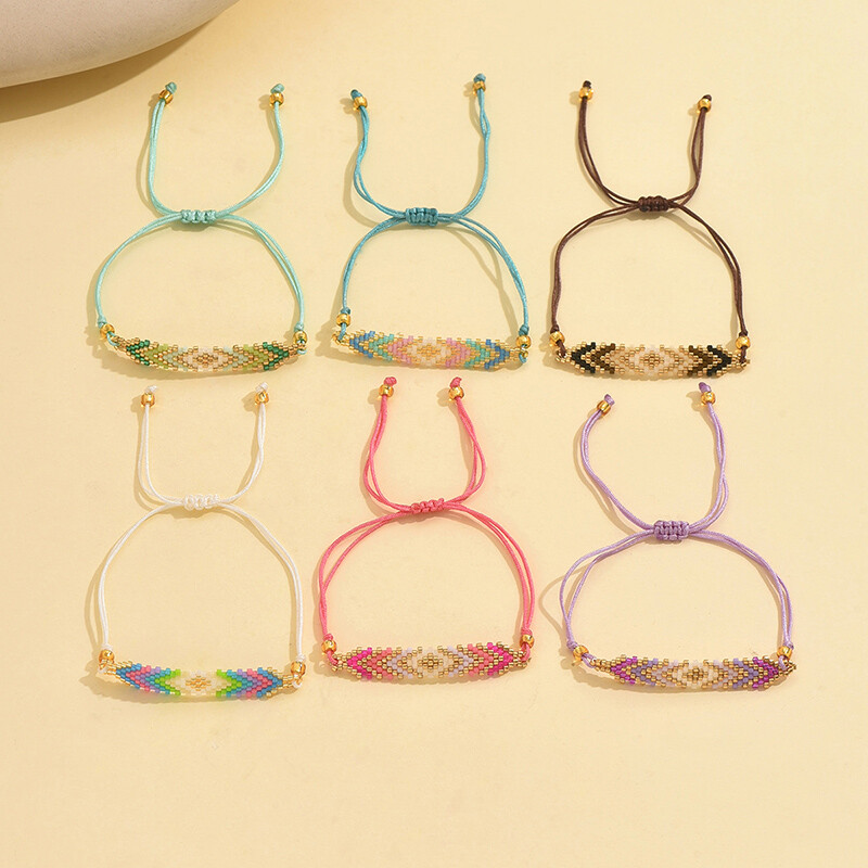 1PC boemske tkane Miyuki narukvice od perli za žene Lanac od perli Podesivi nakit Pokloni za zabave