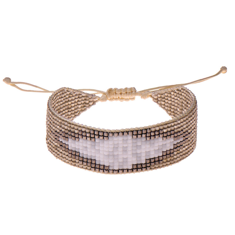 Turska Evil Eye amulet narukvica za žene Modni nakit Plavo sive Miyuki perle Boho za zabavu i majice Veleprodaja