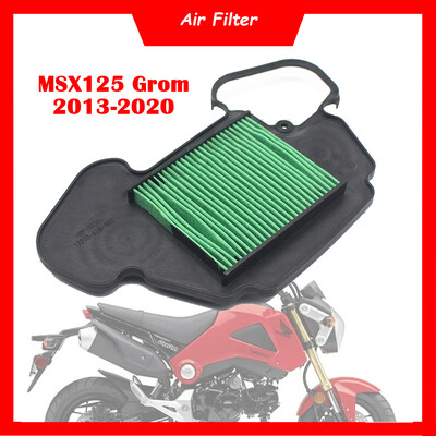 Motorkerékpár csere motor légszűrő tisztító MSX125 levegő szívó szűrő elem Honda MSX125 Grom MSX 125 2013-2020