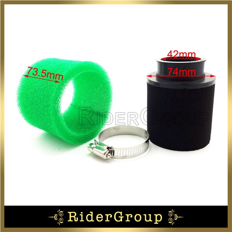 Filtru de aer 38mm 42mm 45mm pentru 110cc 125cc 140cc 150cc carburator Pit Dirt Bike Motocicletă Go Kart ATV Quad