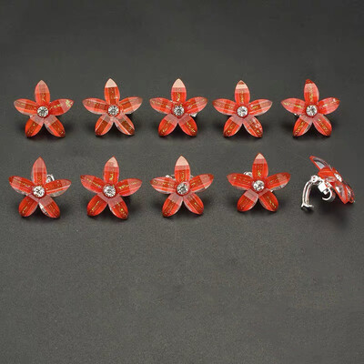 10GB Jaunas puķu princeses meitenes burvīgas matu sprādzes matu sprādzes bērnu galvassegas Matu rokturis matu sprādzes matu aksesuāri