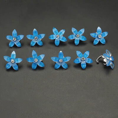 10GB Jaunas puķu princeses meitenes burvīgas matu sprādzes matu sprādzes bērnu galvassegas Matu rokturis matu sprādzes matu aksesuāri