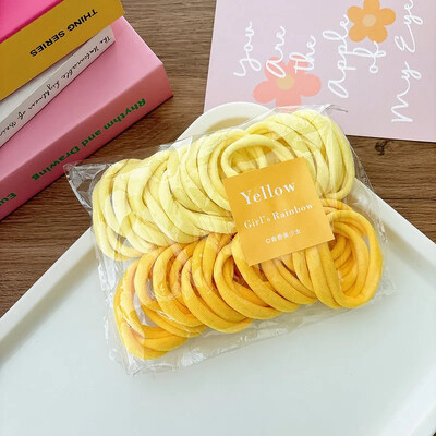 50 buc Snur negru pentru cap de 4 cm pentru femei, multicolor, fără sudură, cu buclă pentru prosop, toc de păr, negru, elastic elastic, de înaltă calitate