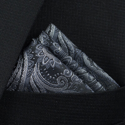 Uus Pocket Square taskurätik Aksessuaarid Paisley Solid Colors Vintage äriülikond Hanky Breast Sall 25*25cm