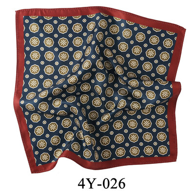 Tailor Smith Muški džepni kocke Vintage otisnuti karirani paisley odijelo Maramice Luksuzni muški dodaci za darove