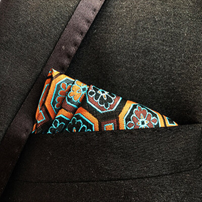 Accesorii pentru batistă pătrată de buzunar, culori uni Paisley, costum de afaceri vintage, batistă, eșarfă de sân 25*25cm