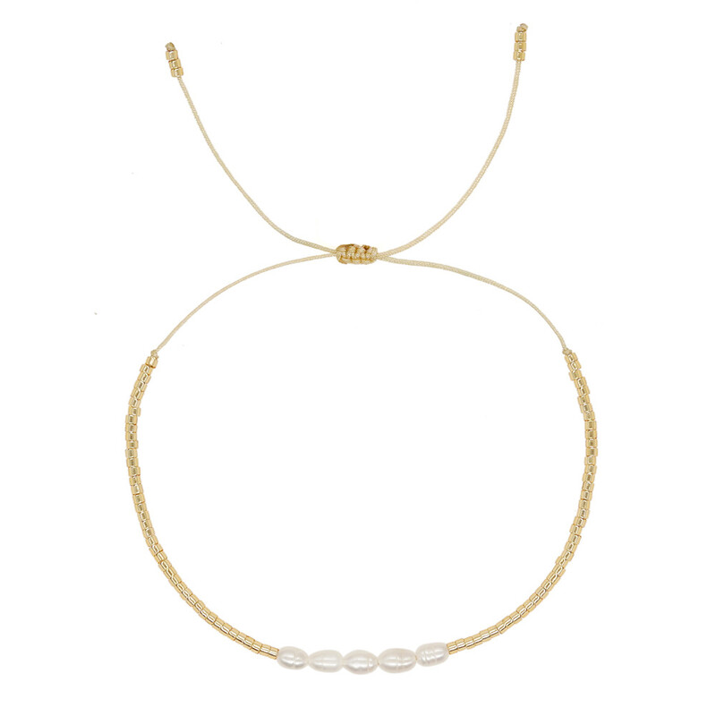 Minimālisma Miyuki pērlīšu rokassprādzes daudzslāņu Bohēmijas stikla sēklu pērles ar rokām darinātas regulējamas rotaslietas modes sievietēm