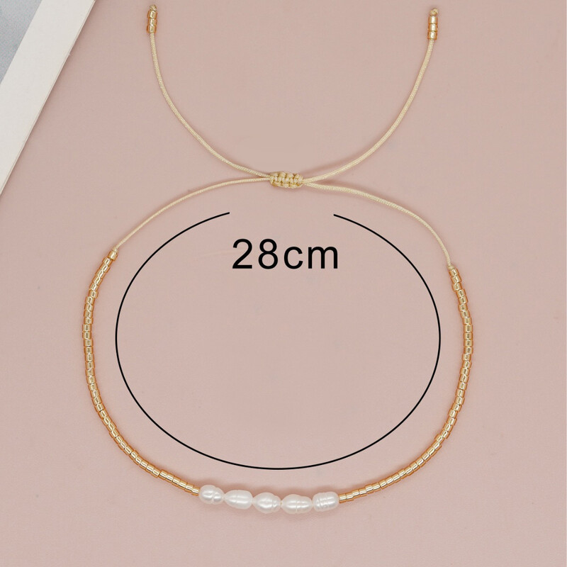 Minimālisma Miyuki pērlīšu rokassprādzes daudzslāņu Bohēmijas stikla sēklu pērles ar rokām darinātas regulējamas rotaslietas modes sievietēm