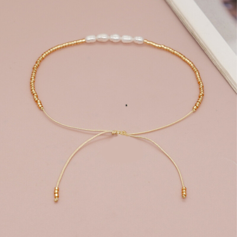 Minimālisma Miyuki pērlīšu rokassprādzes daudzslāņu Bohēmijas stikla sēklu pērles ar rokām darinātas regulējamas rotaslietas modes sievietēm