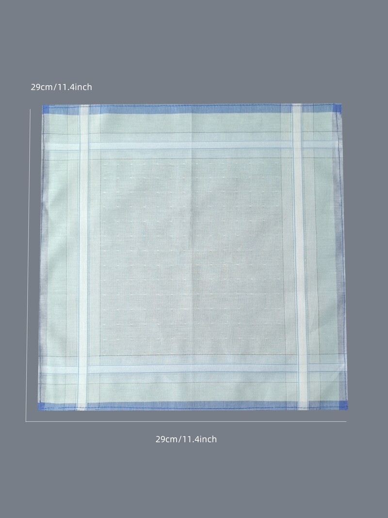 Mini batistă jacquard din bumbac de 29 cm/11,4 inci decorațiuni universale la modă și rafinate 6 buc, versiune subțire