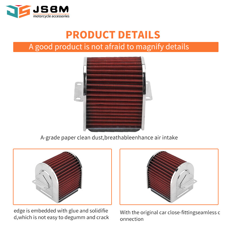 Filtru de aer JSBM de înaltă performanță pentru Honda CB500 CB500F CB500X CBR500R ABS 7211-MGZ-D00 17211-MJW-J00 CB400 CB 400 500 500F 500X
