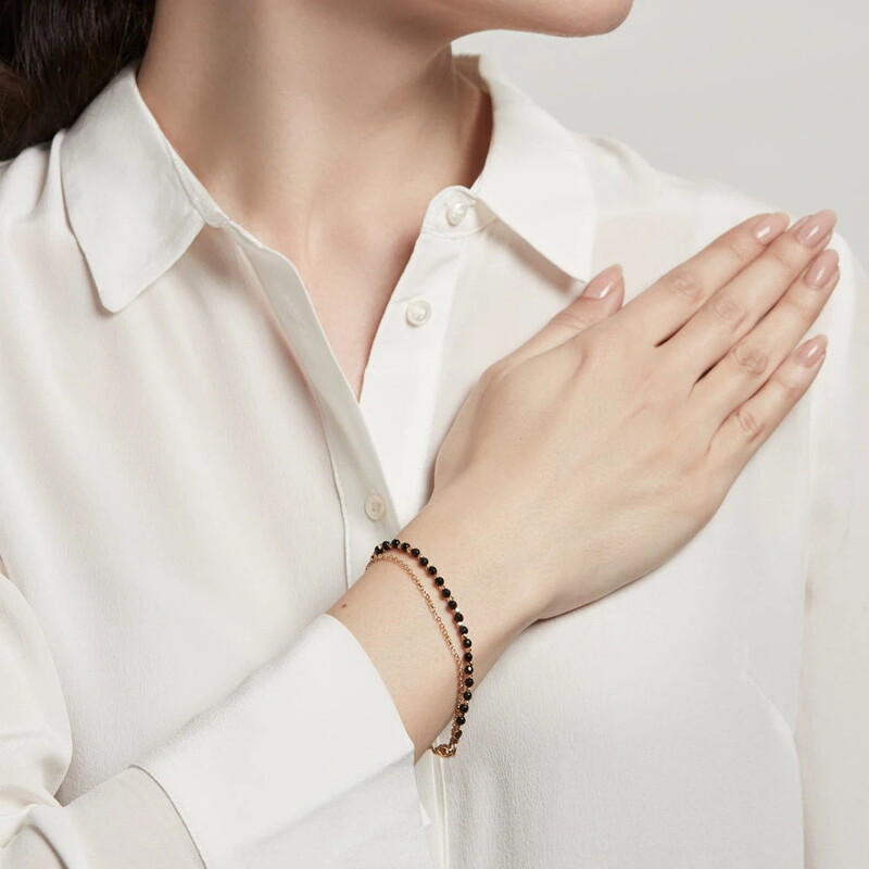 Bohēmijas stila apzeltīta ķēdes tīrradņi un slīpēti akmeņi ar krellēm