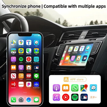 Mini 2in1 Android Auto Wireless&CarPlay Adapter Smart Mini Box Dongle Bluetooth WiFi Fast Connect Plug and Play Box