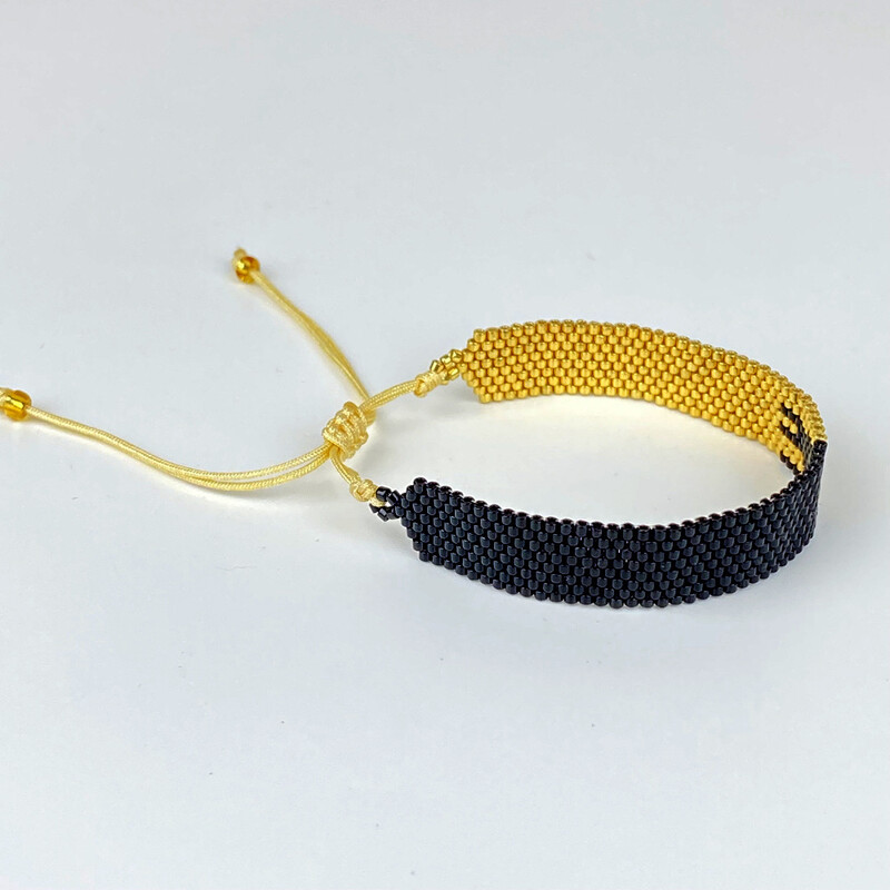 Bratara cu margele Originalitate Arrow Splice Design Tricotat manual Boemia Ajustabil Tide Brăţară simplă cu margele de orez