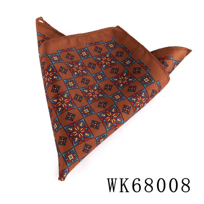 Нова щампа с джобни квадратни флорални кърпи за ракла Пейсли Костюми Носна кърпа Господа Ханки Мъжки носни кърпи Подаръци за джобни кърпи