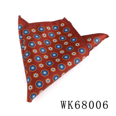 Нова щампа с джобни квадратни флорални кърпи за ракла Пейсли Костюми Носна кърпа Господа Ханки Мъжки носни кърпи Подаръци за джобни кърпи