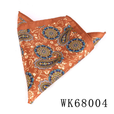 Нова щампа с джобни квадратни флорални кърпи за ракла Пейсли Костюми Носна кърпа Господа Ханки Мъжки носни кърпи Подаръци за джобни кърпи