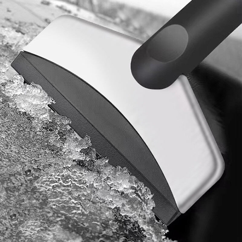 1/2kom lopata za snijeg za zimsko odmrzavanje vjetrobranskog stakla Alat za struganje leda Uklanjač snijega za vjetrobransko staklo od nehrđajućeg čelika Dodaci za automobile