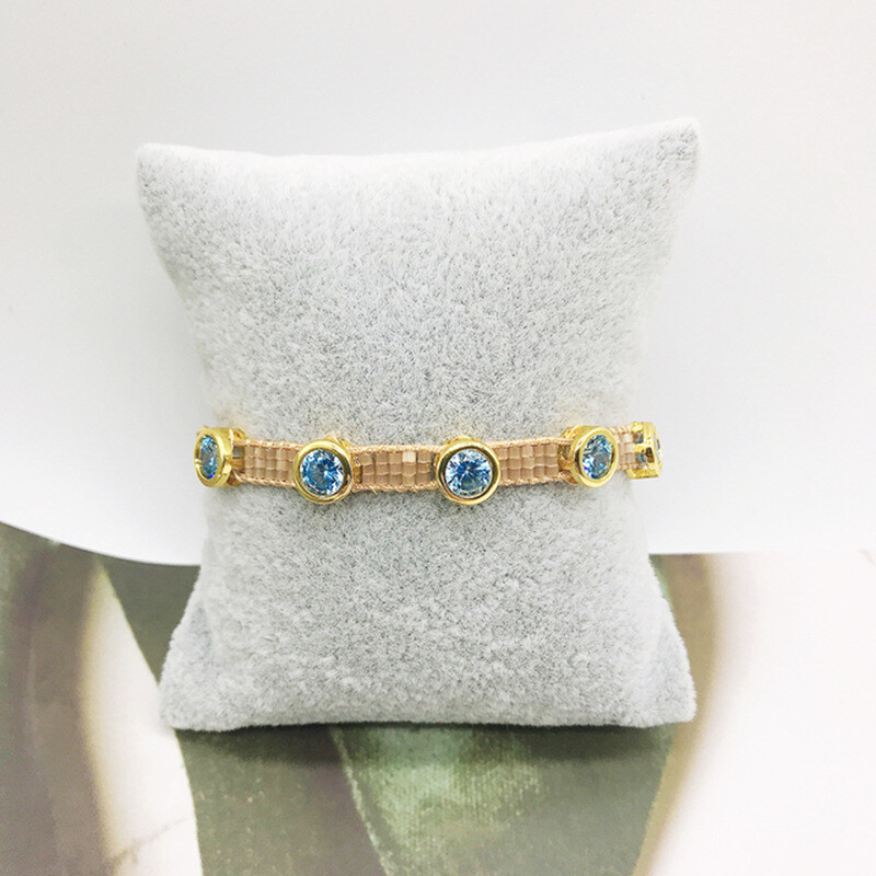 Narukvica s perlama Leopard print Gradient Originality Ručno pletenje Bohemia Podesivi dizajn Tide Simple Rice perle set narukvica