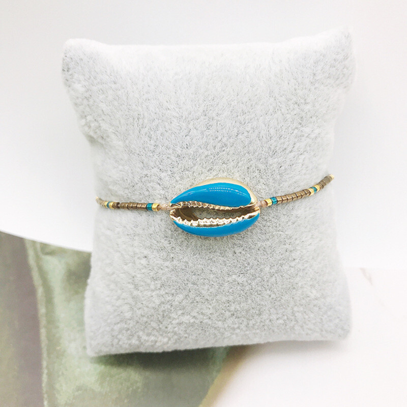 Narukvica s perlama Leopard print Gradient Originality Ručno pletenje Bohemia Podesivi dizajn Tide Simple Rice perle set narukvica