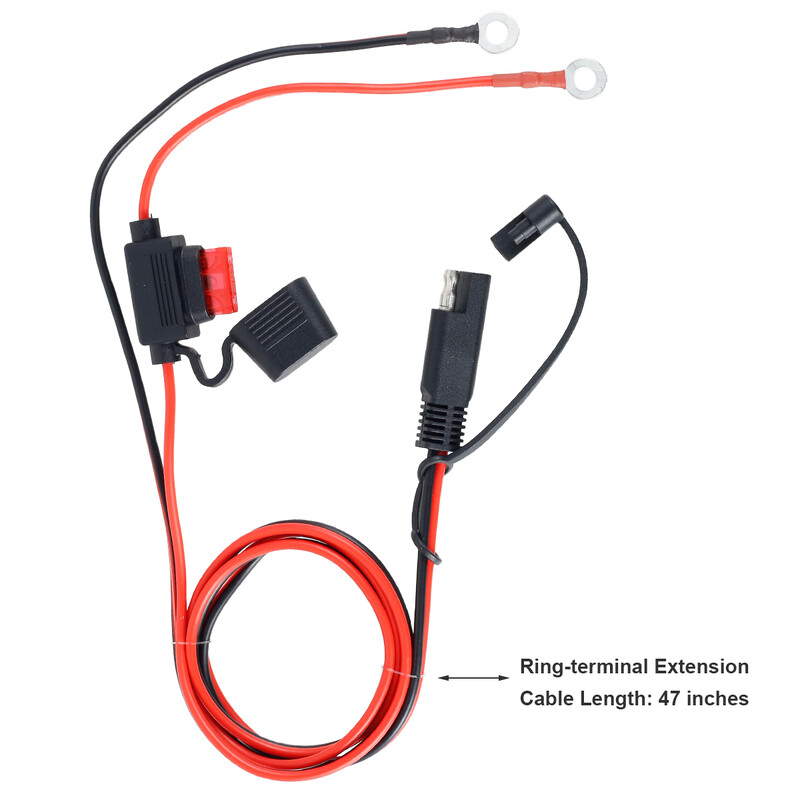 Adaptor SAE la USB 5V/2.1A Încărcător USB pentru motociclete profesional cu cablu prelungitor Încărcare rapidă Încărcare telefon pentru motociclete