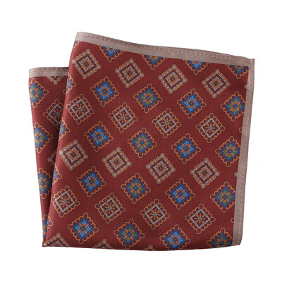 Tailor Smith Novi dizajn Džepni rupčić s otisnutim uzorkom Džepni kvadrat Modni muški rupčić Cvjetni rupčić Džepni rupčić