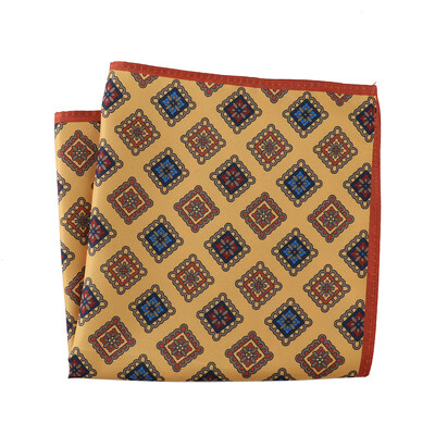 Tailor Smith Novi dizajn Džepni rupčić s otisnutim uzorkom Džepni kvadrat Modni muški rupčić Cvjetni rupčić Džepni rupčić