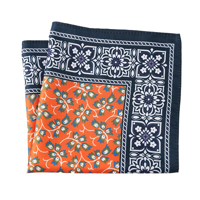 Tailor Smith Novi dizajn Džepni rupčić s otisnutim uzorkom Džepni kvadrat Modni muški rupčić Cvjetni rupčić Džepni rupčić