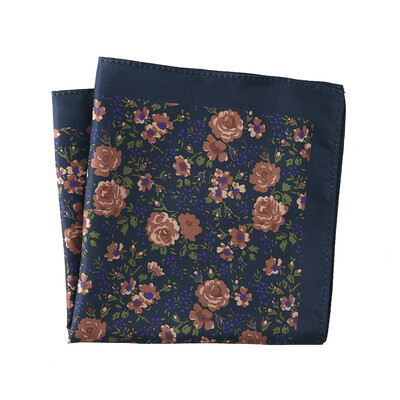 Tailor Smith Novi dizajn Džepni rupčić s otisnutim uzorkom Džepni kvadrat Modni muški rupčić Cvjetni rupčić Džepni rupčić