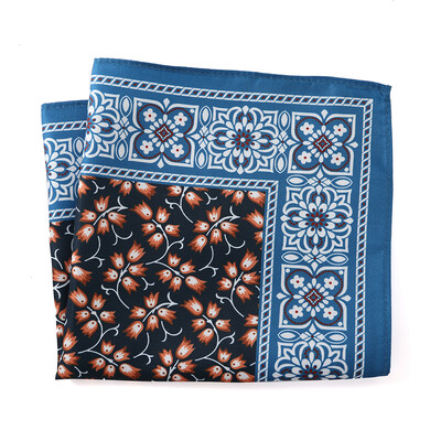 Tailor Smith Novi dizajn Džepni rupčić s otisnutim uzorkom Džepni kvadrat Modni muški rupčić Cvjetni rupčić Džepni rupčić