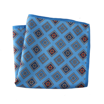 Tailor Smith Novi dizajn Džepni rupčić s otisnutim uzorkom Džepni kvadrat Modni muški rupčić Cvjetni rupčić Džepni rupčić