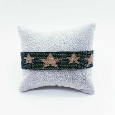 Narukvica s perlama Geometry Bohemia Ručno pletenje Podesivi dlan Originalni dizajn Petokraka zvijezda Tide Set narukvica od rižinih perli