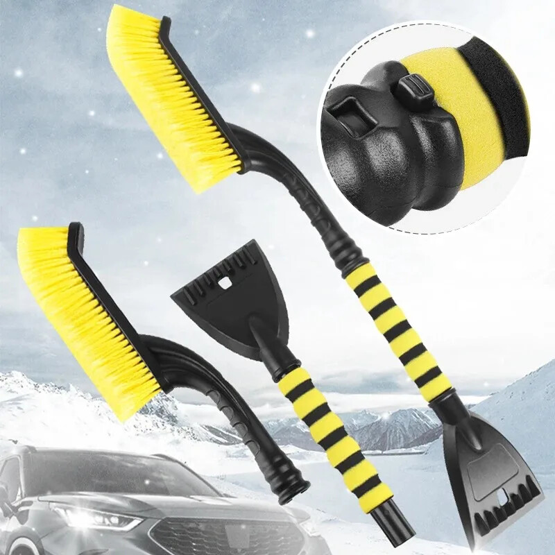 1PC Četka za uklanjanje snijega od vjetrobrana automobila Visokokvalitetna mekana zimska alat za odleđivanje, uklanjanje leda i snijega, pribor za automatsko čišćenje