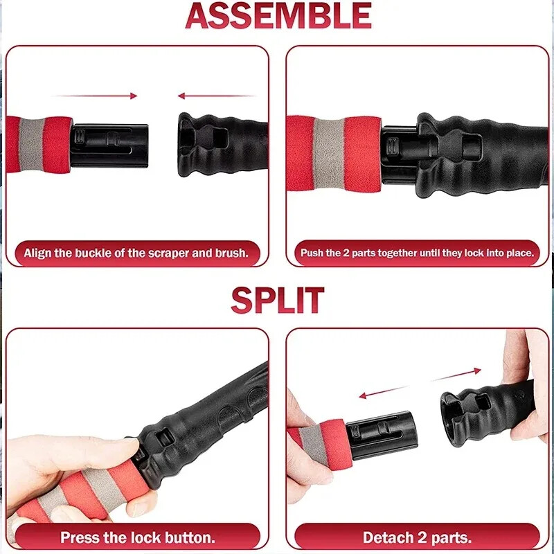 1PC Četka za uklanjanje snijega od vjetrobrana automobila Visokokvalitetna mekana zimska alat za odleđivanje, uklanjanje leda i snijega, pribor za automatsko čišćenje