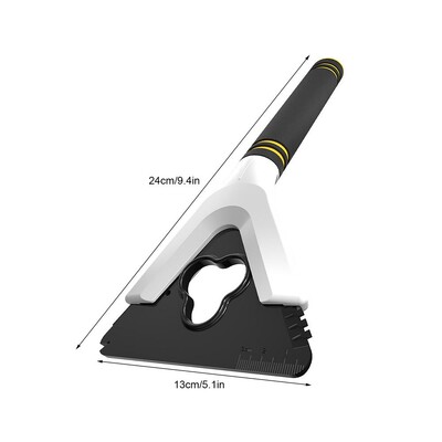 Lopată de zăpadă pentru mașină Raclătorie portabilă 3 în 1 pentru gheață Dispozitiv de îndepărtare a zăpezii pentru parbriz Dispozitiv de îndepărtare a zăpezii de iarnă pentru SUV camioane off-road