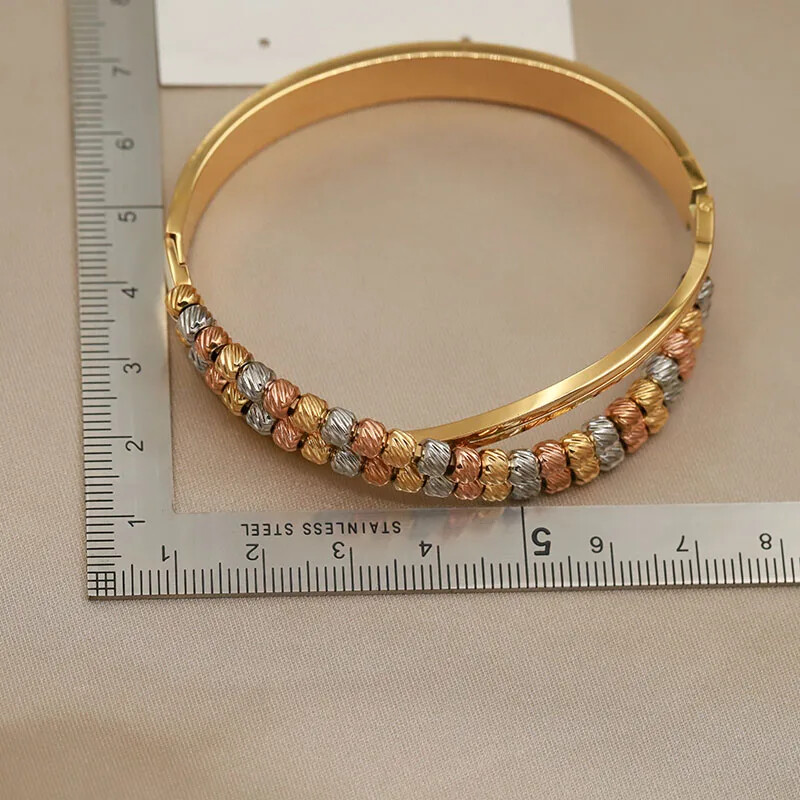 Klasične metalne višebojne perle od nehrđajućeg čelika narukvice za žene Modni brend Nakit Križ narukvice Poklon dodaci