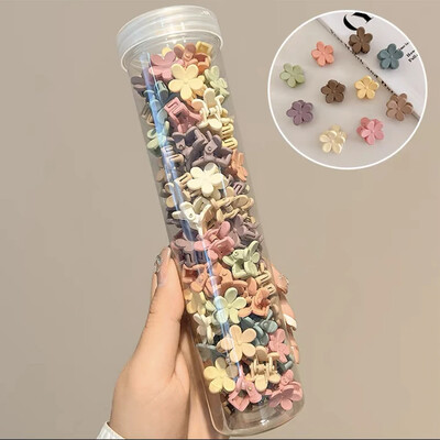 50 buc./set gheare de păr drăguțe de dimensiune mică mini agrafe de păr pentru fete clipă laterală coreeană breton clemă femei accesorii de păr dulce