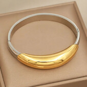 Klasične narukvice od nehrđajućeg čelika kontrastne boje za žene Modni brend Nakit Kapljice Narukvice Poklon dodaci