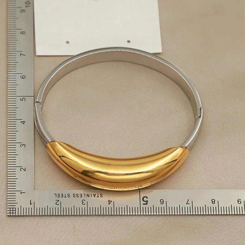 Klasične narukvice od nehrđajućeg čelika kontrastne boje za žene Modni brend Nakit Kapljice Narukvice Poklon dodaci