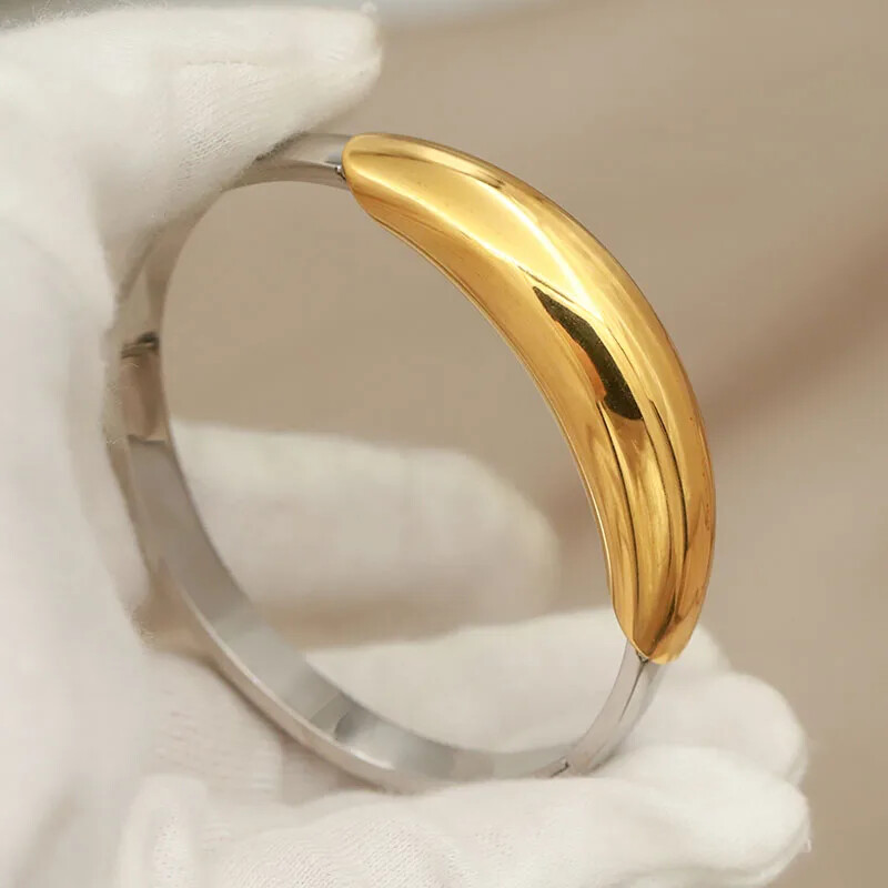 Klasične narukvice od nehrđajućeg čelika kontrastne boje za žene Modni brend Nakit Kapljice Narukvice Poklon dodaci