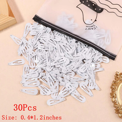 10/50 bucăți 1,2 inci pentru fetițe drăguț Snap BB agrafe de păr mini copii agrafe de păr barete de culoare uni accesorii de păr pentru nou-născut