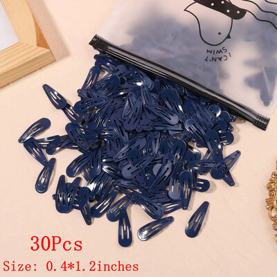 10/50 bucăți 1,2 inci pentru fetițe drăguț Snap BB agrafe de păr mini copii agrafe de păr barete de culoare uni accesorii de păr pentru nou-născut