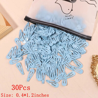 10/50 bucăți 1,2 inci pentru fetițe drăguț Snap BB agrafe de păr mini copii agrafe de păr barete de culoare uni accesorii de păr pentru nou-născut